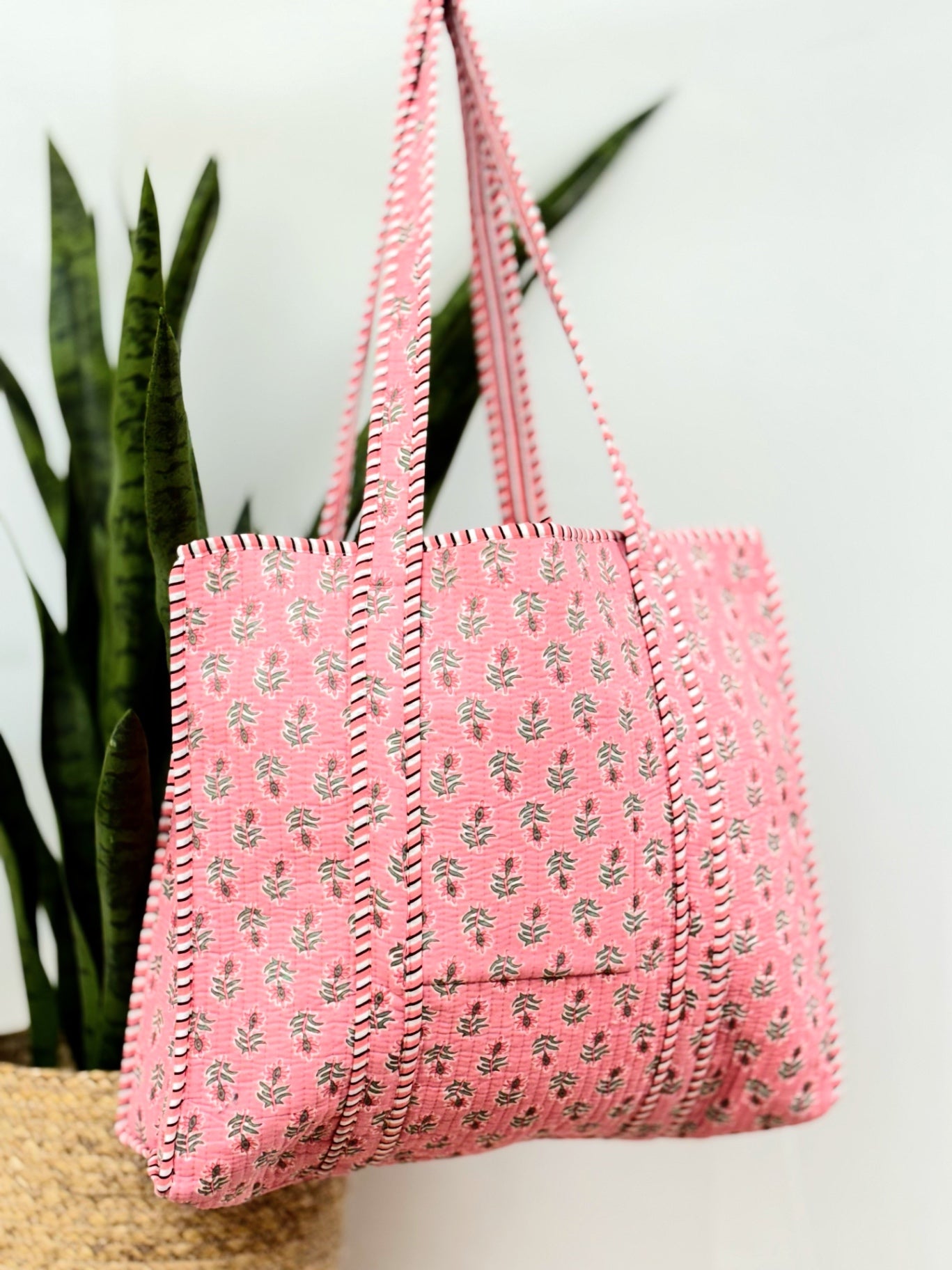 Claire Quilted Tote