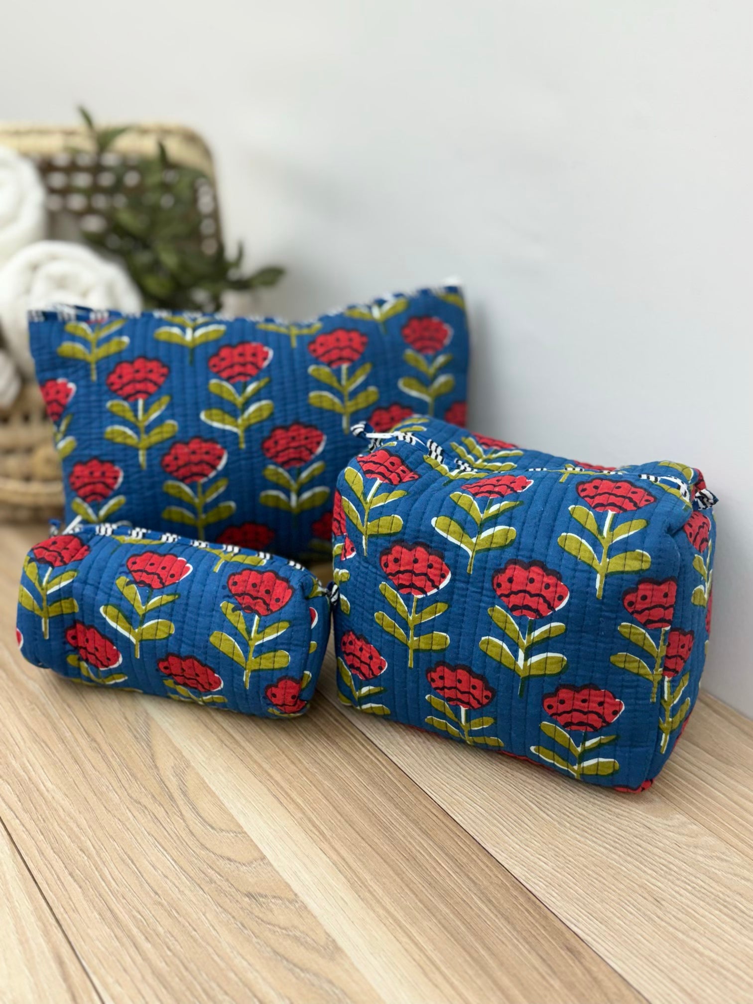 Taylor Block Print Toiletry Set