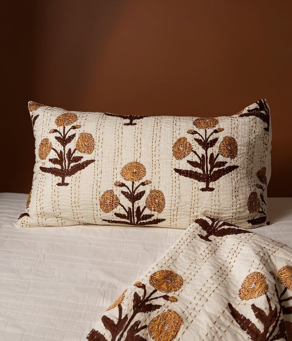 Block Print Pillow Shams