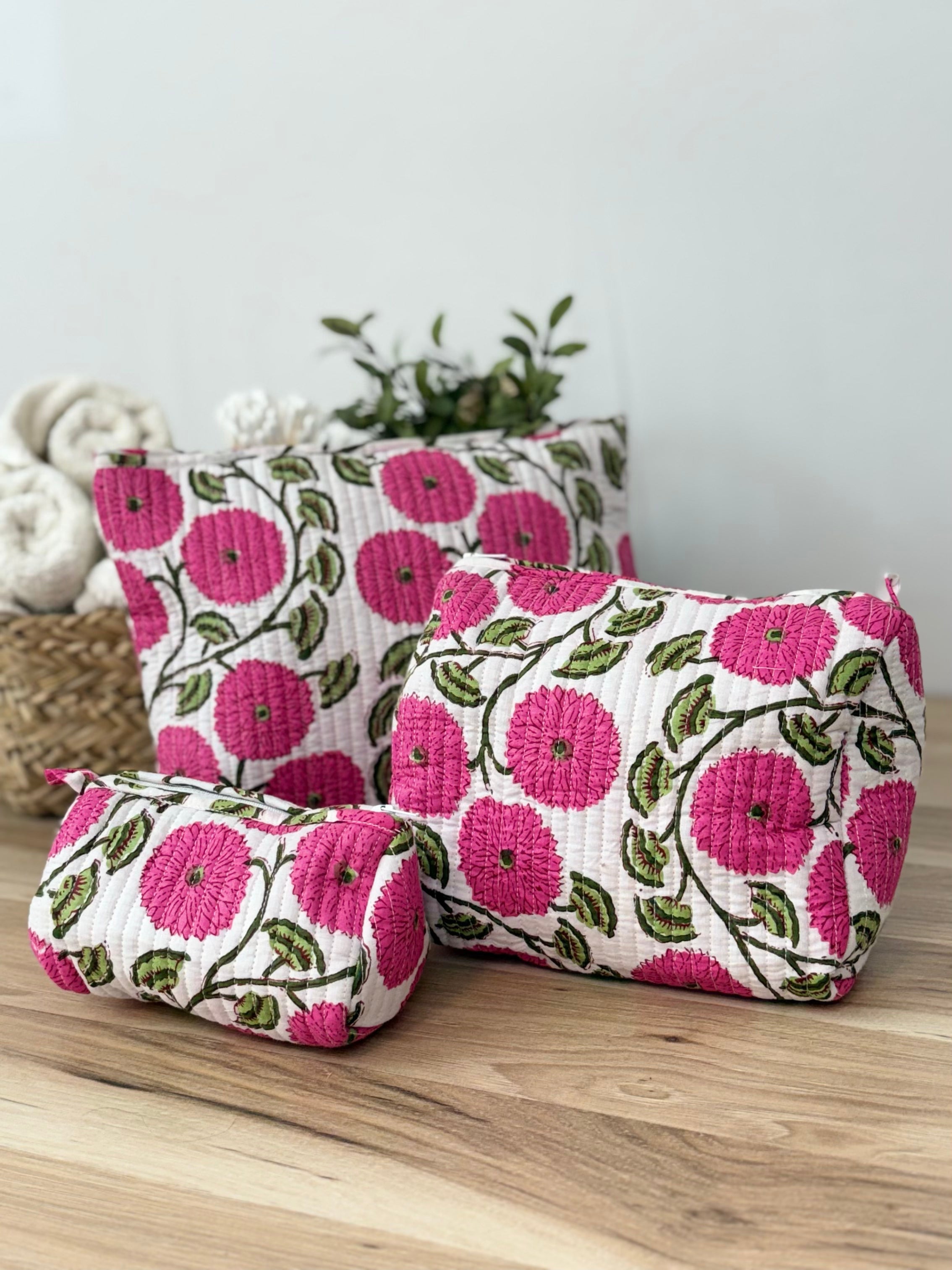 Block Print Toiletry Sets