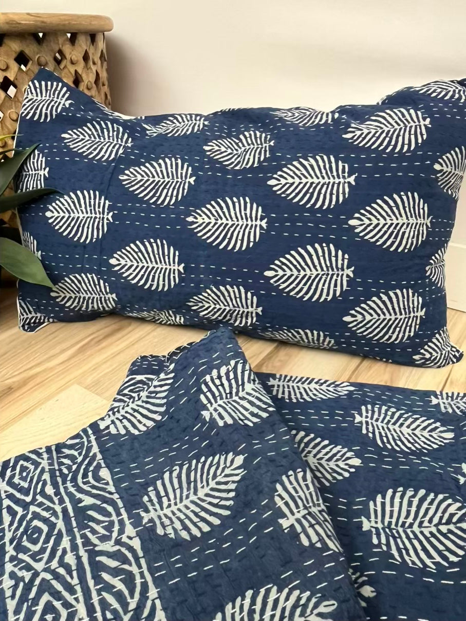 Block Print Pillow Shams