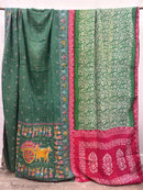 Queen Vintage Cotton Kantha Quilt