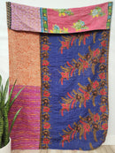 Vintage Cotton Kantha Quilt