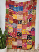 Patchwork Vintage Cotton Kantha Quilt - Twin