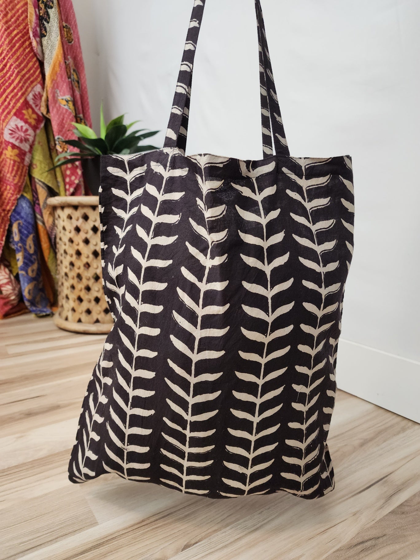 Block Print Muslin Bag