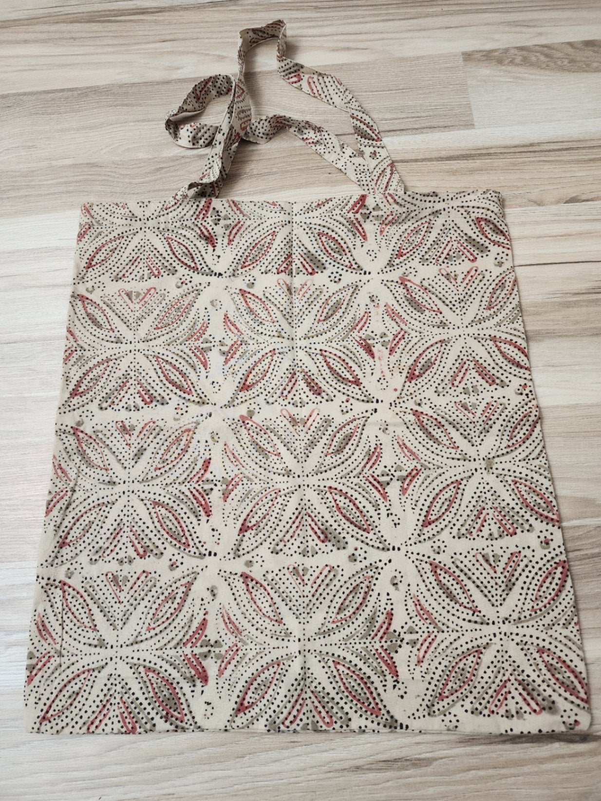 Block Print Muslin Bag