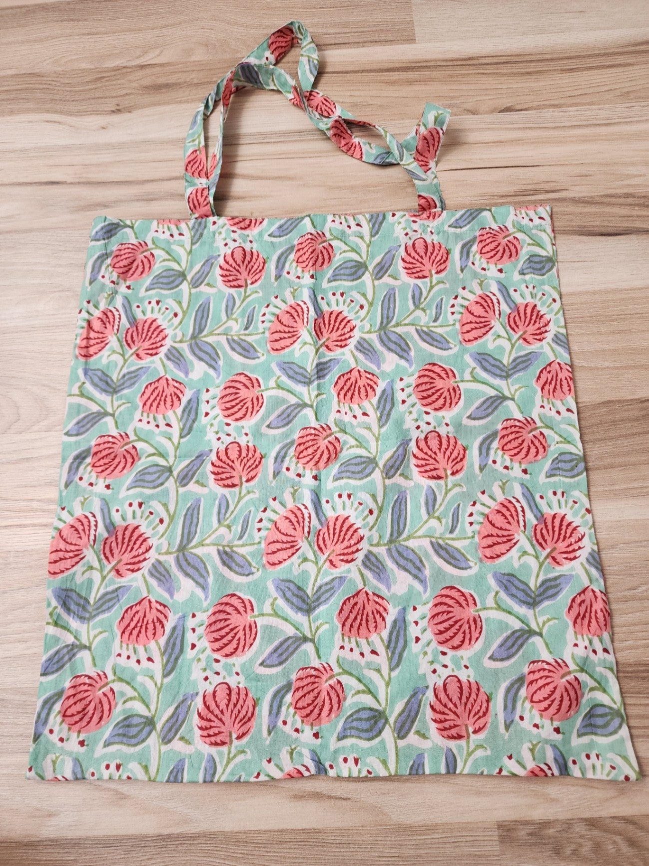 Block Print Muslin Bag