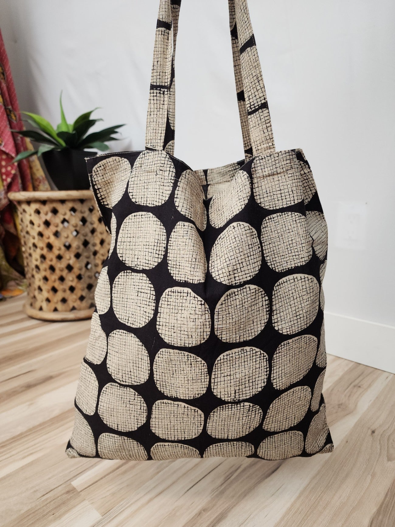 Block Print Muslin Bag