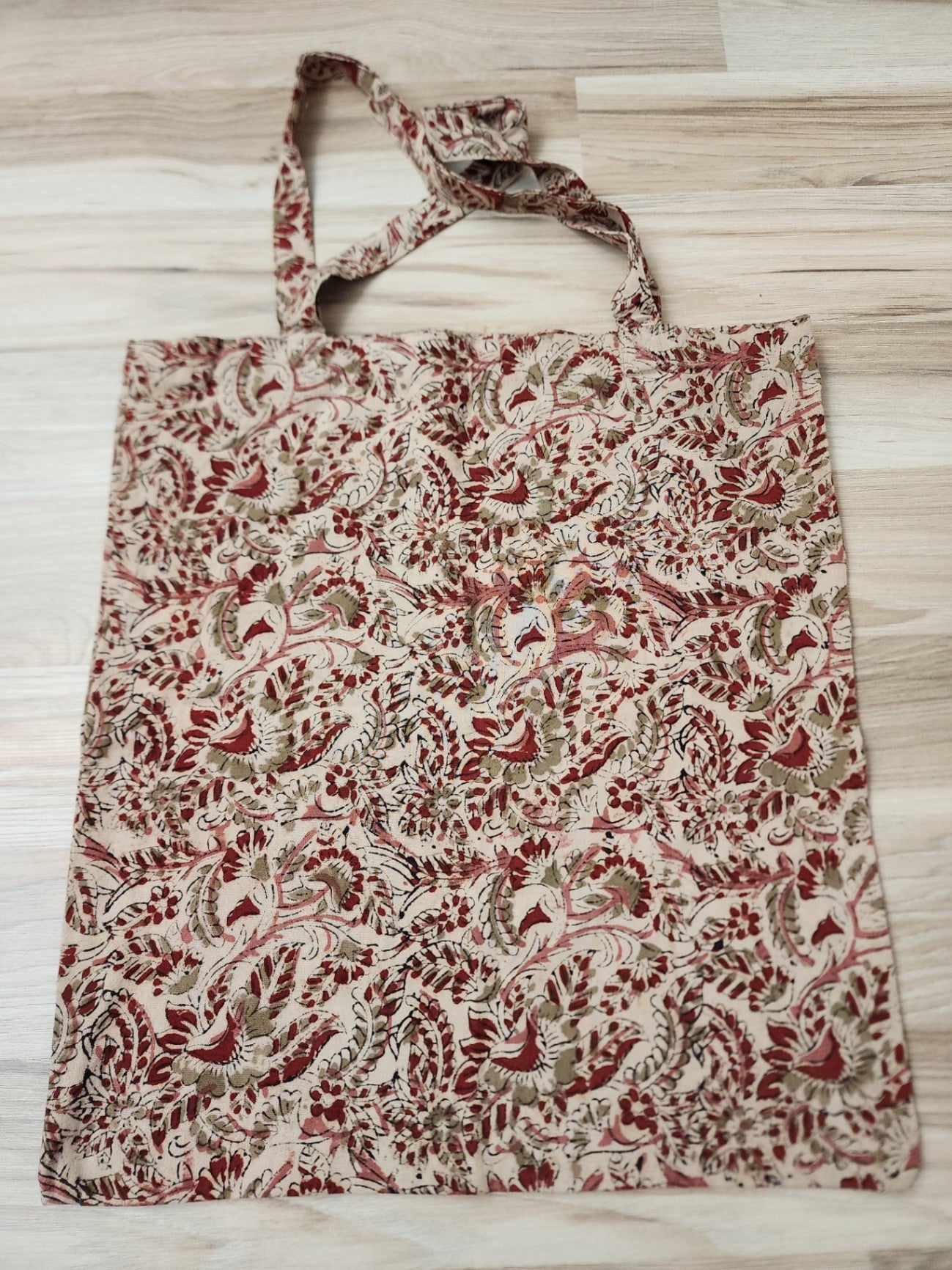 Block Print Muslin Bag