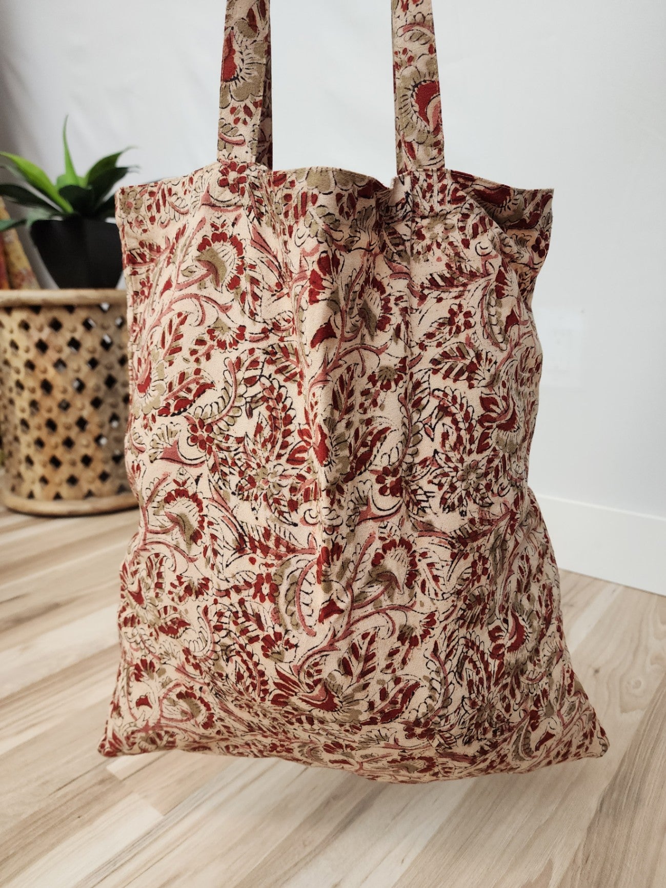 Block Print Muslin Bag