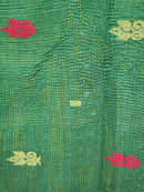 Vintage Village Kantha Quilt / Rug