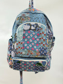 Blue Quilted Backpack