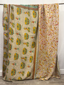 Queen Vintage Cotton Kantha Quilt