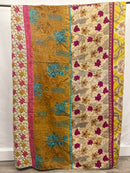 Queen Vintage Cotton Kantha Quilt