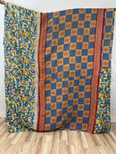 Patchwork Cotton Kantha Quilt King