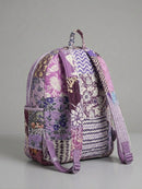 Purple Quilted Backpack