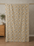 Harvest Vines Block Print Cotton Kantha Quilt