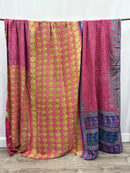 Patchwork Cotton Kantha Quilt King