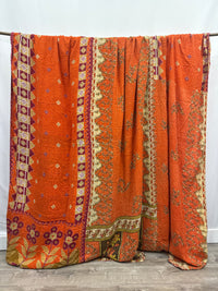 King Vintage Cotton Kantha Quilt