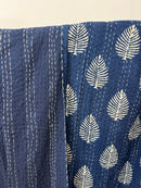 Block Print Cotton Kantha Quilt