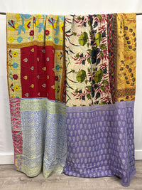 King Vintage Cotton Kantha Quilt
