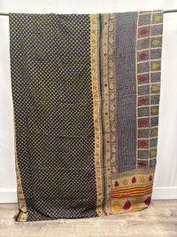 Patchwork Vintage Cotton Kantha Quilt - Queen