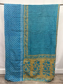 Patchwork Vintage Cotton Kantha Quilt - Queen