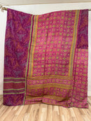 Patchwork Cotton Kantha Quilt King