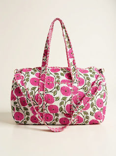 Quilted Weekender / Duffel Bag (Elizabeth)