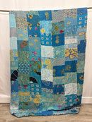 Patchwork Vintage Cotton Kantha Quilt - Queen