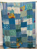 Patchwork Vintage Cotton Kantha Quilt - Queen