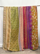 Queen Vintage Cotton Kantha Quilt
