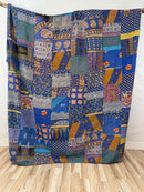 Patchwork Cotton Kantha Quilt King