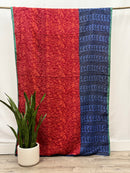 Twin Vintage Cotton Kantha Quilt
