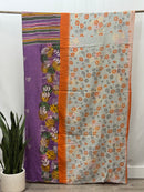 Twin Vintage Cotton Kantha Quilt