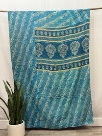 Twin Vintage Cotton Kantha Quilt