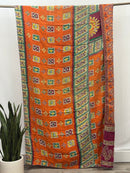 Twin Vintage Cotton Kantha Quilt