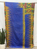 Twin Vintage Cotton Kantha Quilt