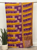 Twin Vintage Cotton Kantha Quilt