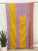 Twin Vintage Cotton Kantha Quilt