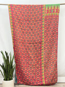 Twin Vintage Cotton Kantha Quilt