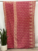 Twin Vintage Cotton Kantha Quilt