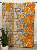 Patchwork Vintage Cotton Kantha Quilt - Twin