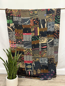 Patchwork Vintage Cotton Kantha Quilt - Twin
