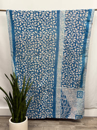 Patchwork Vintage Cotton Kantha Quilt - Twin