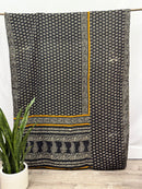 Twin Vintage Cotton Kantha Quilt