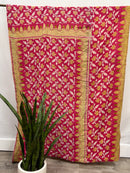Twin Vintage Cotton Kantha Quilt