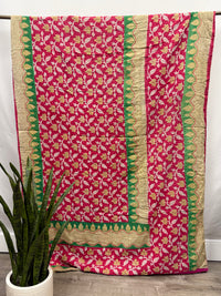 Twin Vintage Cotton Kantha Quilt