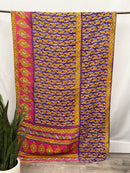 Twin Vintage Cotton Kantha Quilt