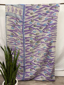 Twin Vintage Cotton Kantha Quilt